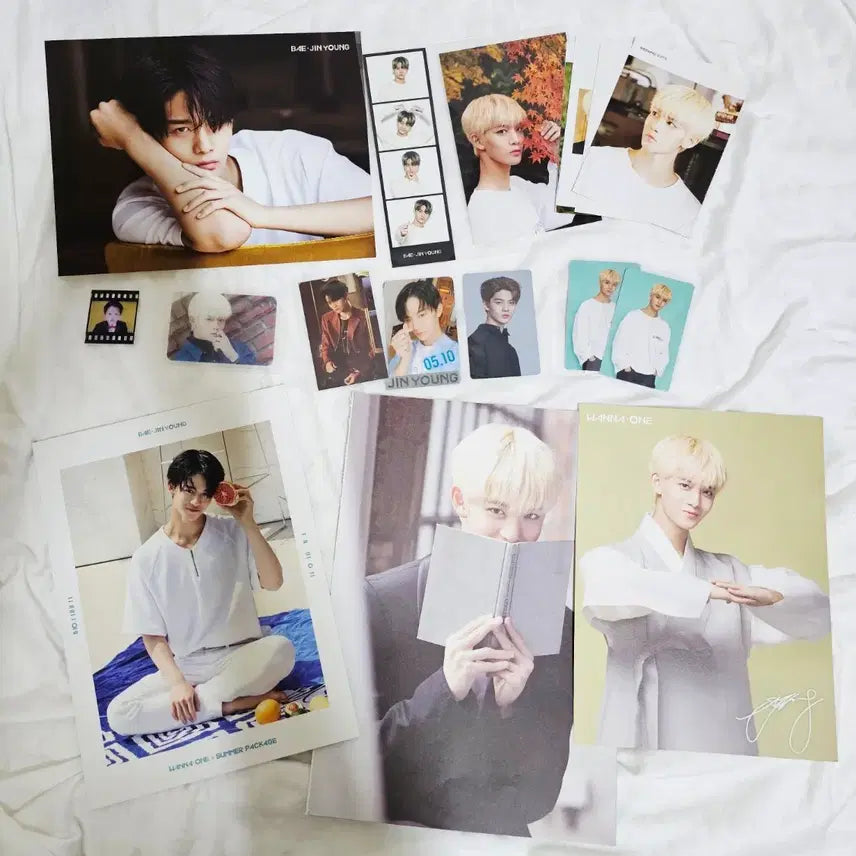 [BUNJANG] Wanna One Bae Jinyoung Bundle Set Photocard and Goods / 워너원 WANNA ONE / 배진영 / cix 굿즈모음 일괄