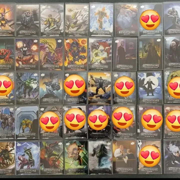 [BUNJANG] Upper Deck Marvel Renditions Spider-Man Card Bundle Set (67 Cards) / 2024 어퍼덱 마블 렌디션즈 스파이더맨 카드 (67장 일괄)