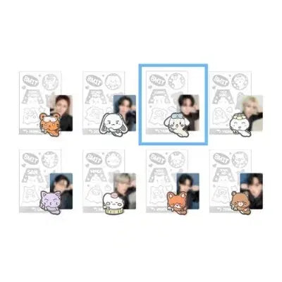 [BUNJANG] ATEEZ Yunho Light Stick Deco Set (Unopened) / 에이티즈 윤호 팬미팅 응원봉 데코 : 포카포함