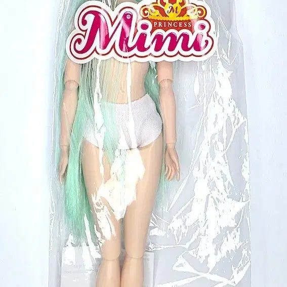 [BUNJANG] Mimi World Custom Articulated Doll Mint Hair / 미미월드 커스텀 관절 민트머리