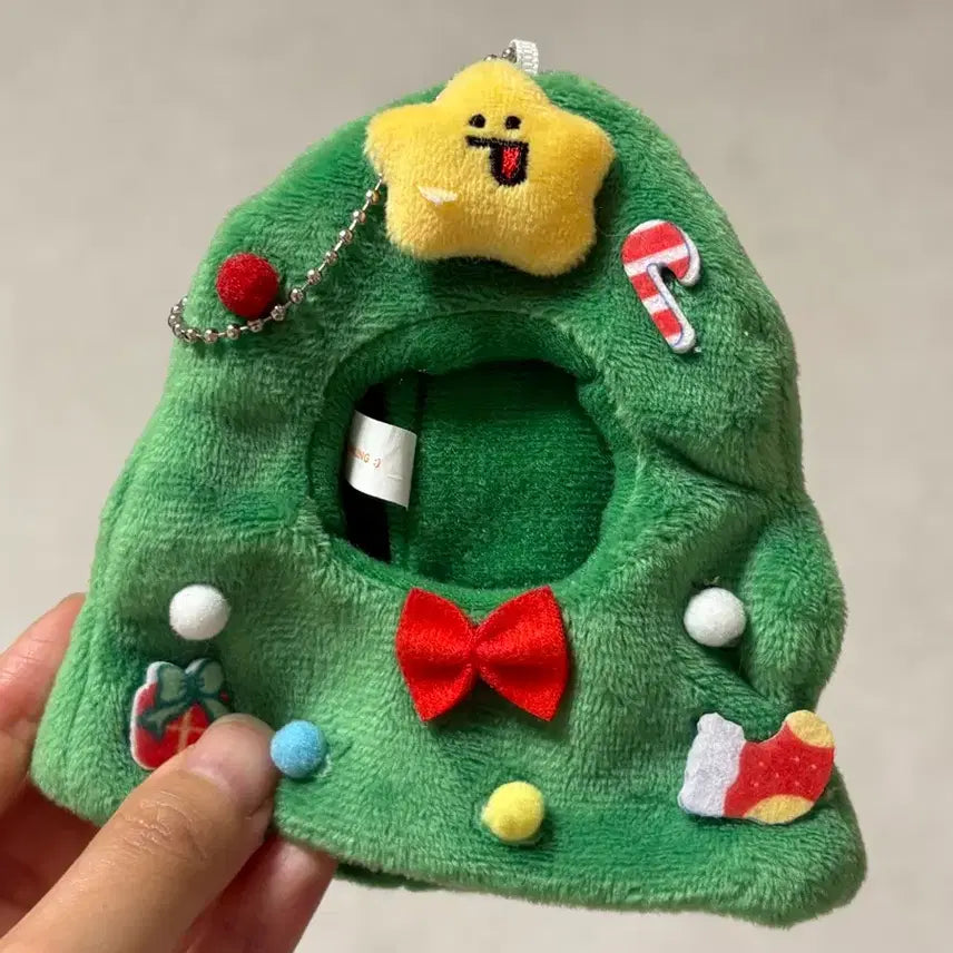 [BUNJANG] Christmas Tree Shaped Doll Hat / 크리스마스 트리 모양 인형모자