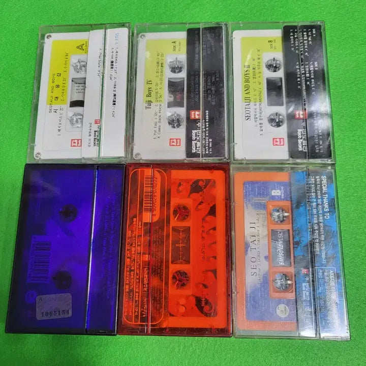 [BUNJANG] Seo Taiji and Boys Music Cassette Tapes 6-Piece Set / 서태지와 아이들 음반 카세트 테이프 6개