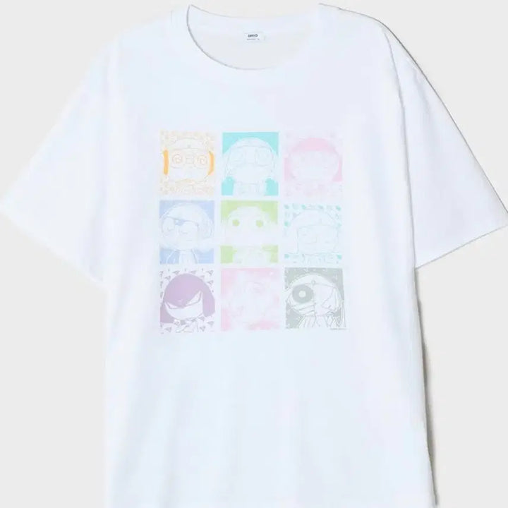 [BUNJANG] SPAO Keroro Frog Short Sleeve T-Shirt M / 미개봉 믹스 M 스파오 개구리 중사 케로로 반팔 티셔츠