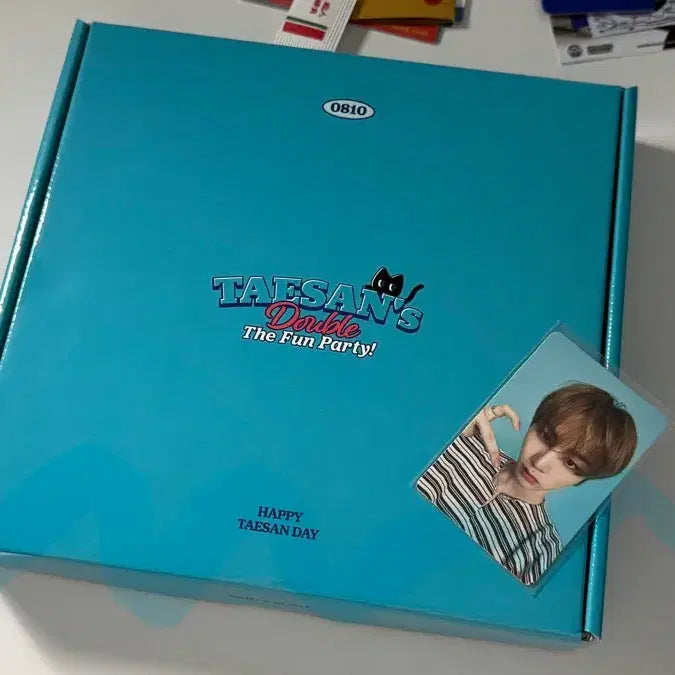 [BUNJANG] BOYNEXTDOOR Taesan Birthday MD Plate &amp; Photocard Set / (개봉) 보이넥스트도어 보넥도 태산 생일 굿즈 생일 엠디 태산 접시 태산 파티 플레이트
