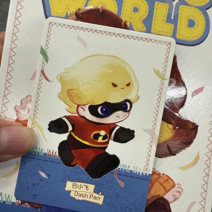 [BUNJANG] Pop Mart Dimoo Pixar Incredibles Keychain / [미개봉] 키링 팝마트 디무 픽사 - 인크레더블 대쉬