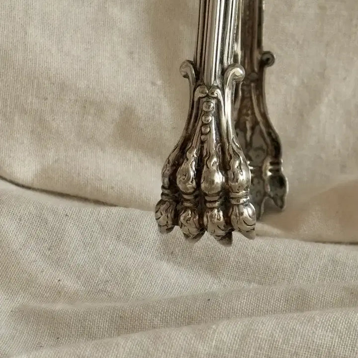 [BUNJANG] French Silverplate Sugar Tongs / 프랑스 : 실버플레이트 집게 (슈가텅)