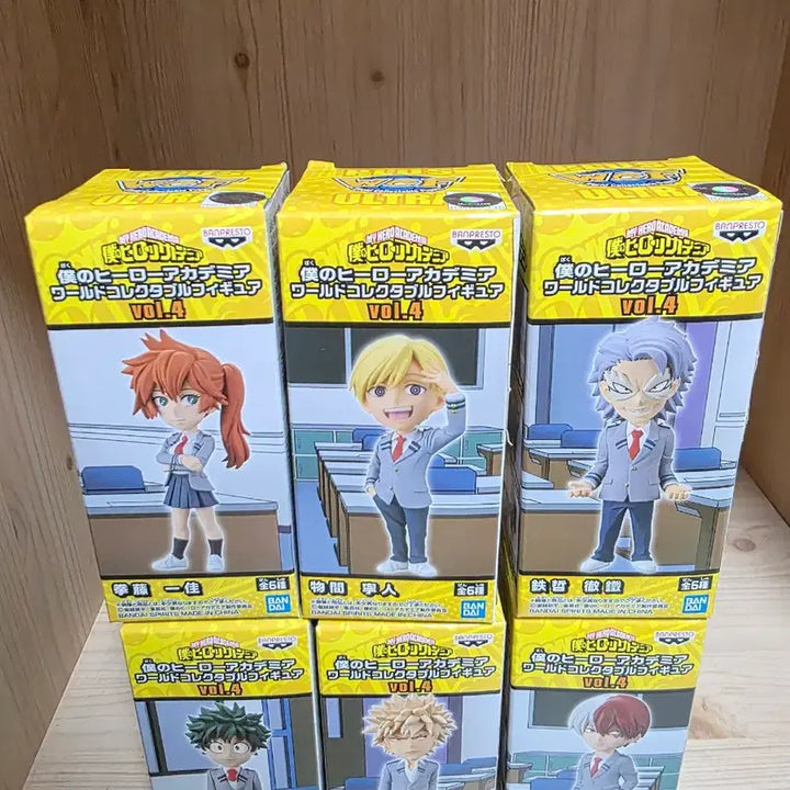 [BUNJANG] My Hero Academia World Collectable Figure Vol. 4 (Set of 6) / (정품,미개봉)나의 히어로 아카데미아 월드 콜렉터블 피규어 vol.4