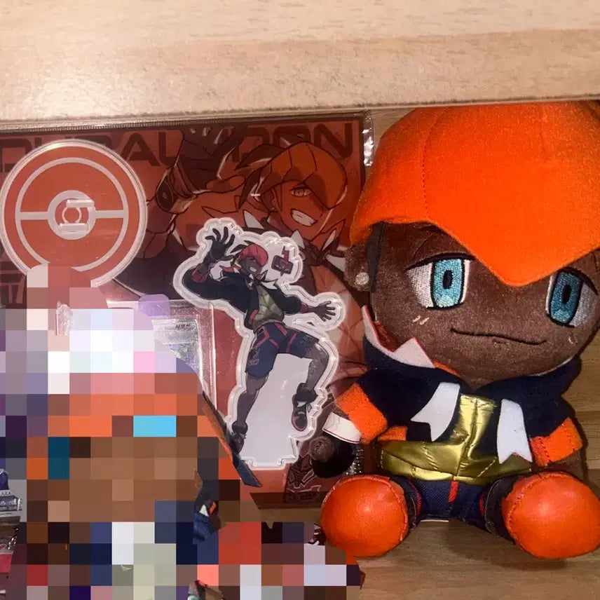 [BUNJANG] Pokemon Raihan Doll &amp; Acrylic Stand Bundle Set / 포켓몬스터 금랑 인형, 아크릴 일괄판매합니다