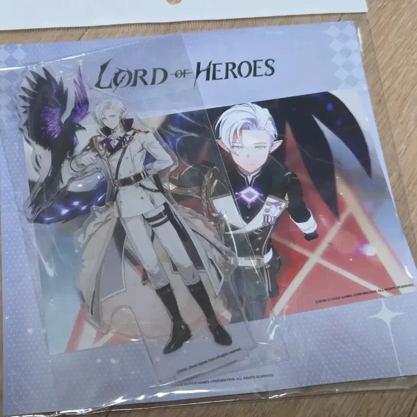 [BUNJANG] Record of Lodoss War Avallon Knights Order Acrylic Stand Set Mikhail / 로오히 아발론 기사단 아크릴 스탠드 세트 미하일