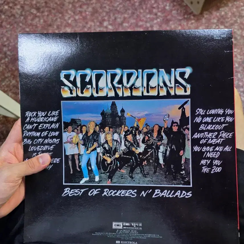 [BUNJANG] Scorpions Best of Rockers &amp; Ballads LP / 스콜피온스 베스트 오브 락커스 앤 발라드 LP