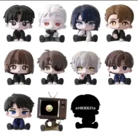 [BUNJANG] G Hoi G Hoi Brown Figure / 괴담출근 괴출 모두 앉아 피규어 브라운