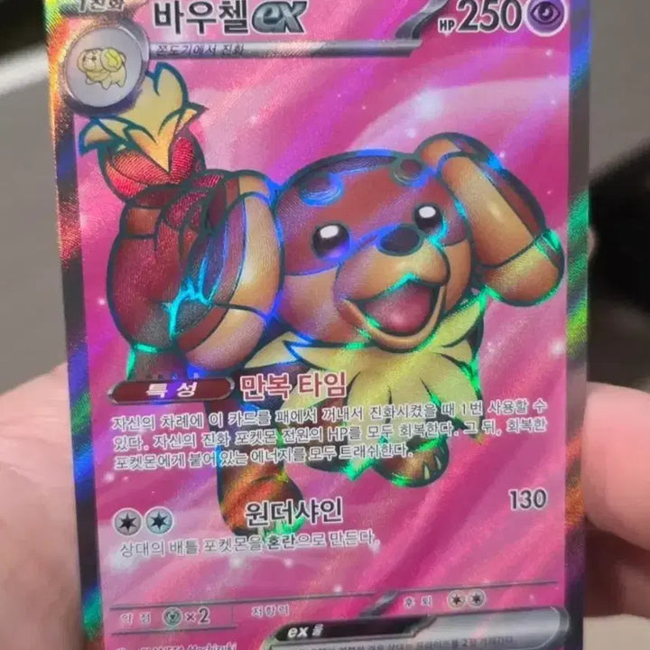 [BUNJANG] Pokemon Card Bauchel ex SR 119/102 / 포켓몬 카드 바우첼 ex sr 119/102 A급