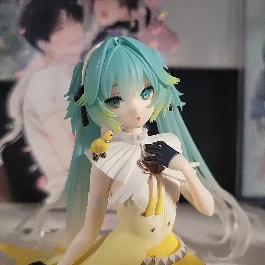[BUNJANG] FURYU Hatsune Miku Noodle Stopper Canary Figure / 후류 하츠네 미쿠 누들스토퍼 카나리아