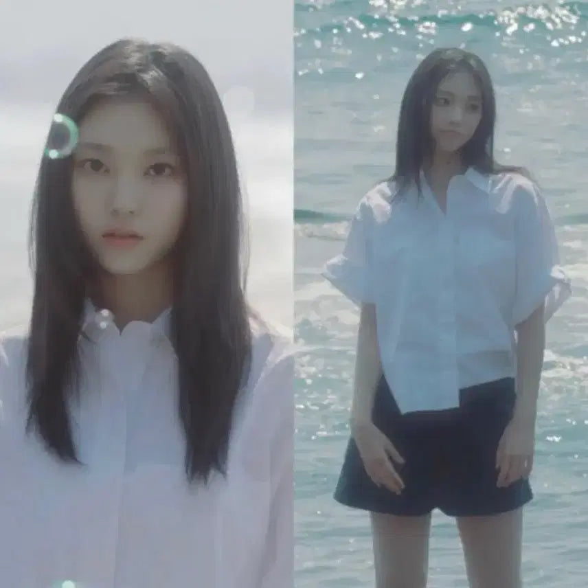[BUNJANG] Zara NewJeans Bubble Gum MV White Shirt XS / 택달린 새상품 ZARA XS 뉴진스 버블검 뮤직비디오 화이트 자라 셔츠