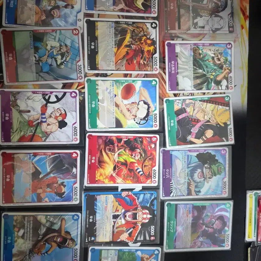[BUNJANG] One Piece Card Bundle Set / 원피스 카드 조로 상디 우솝 프랑키 브록 징베 일괄