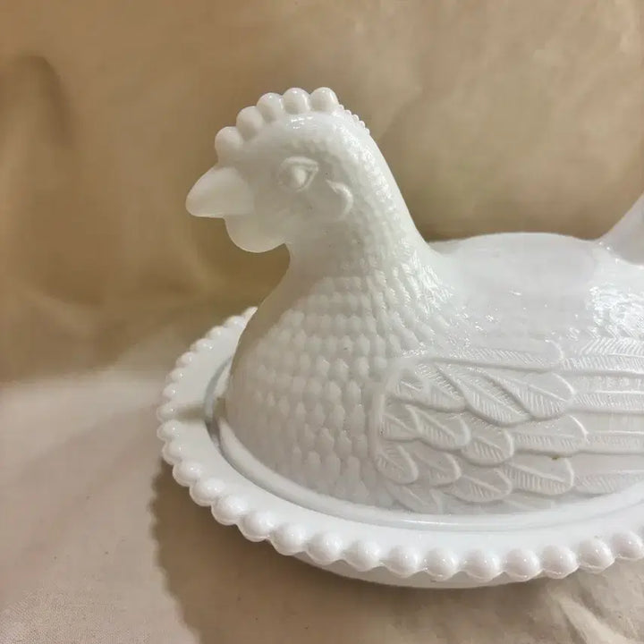 [BUNJANG] Indiana Glass Hen on Nest Candy Dish / 미국 : 인디아나글라스 캔디볼 (꼬꼬볼)