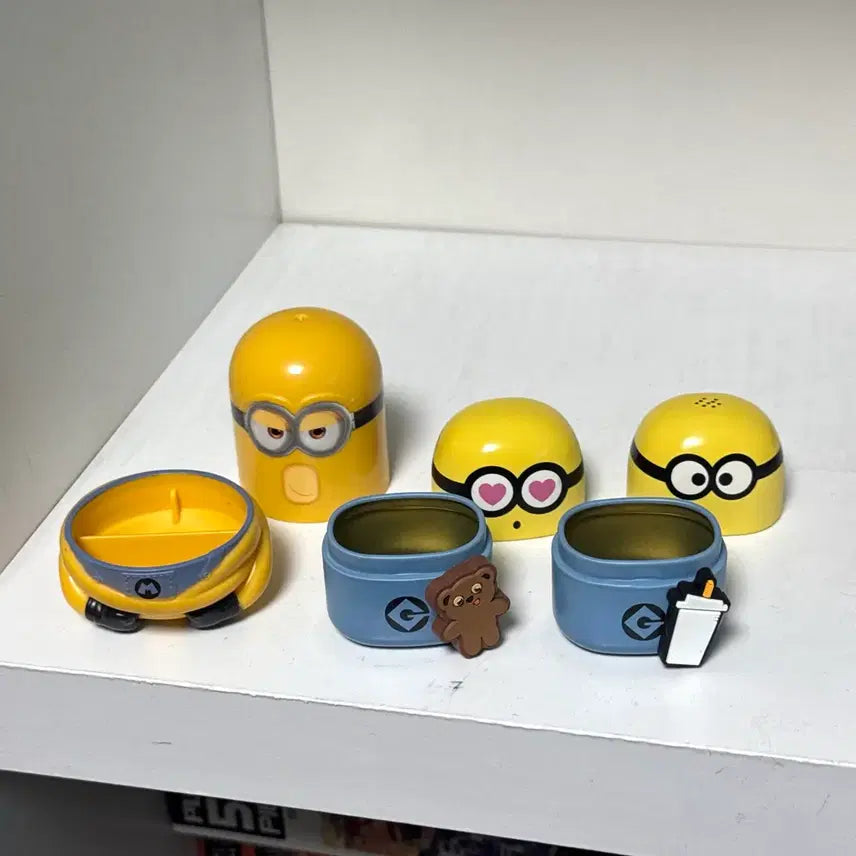 [BUNJANG] Minions Figures and Case Set / 미니언즈 피규어, 케이스