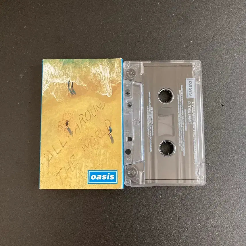 [BUNJANG] Oasis All Around The World UK Release Single Cassette Tape / 오아시스-All Around The World UK발매 싱글카세트테입