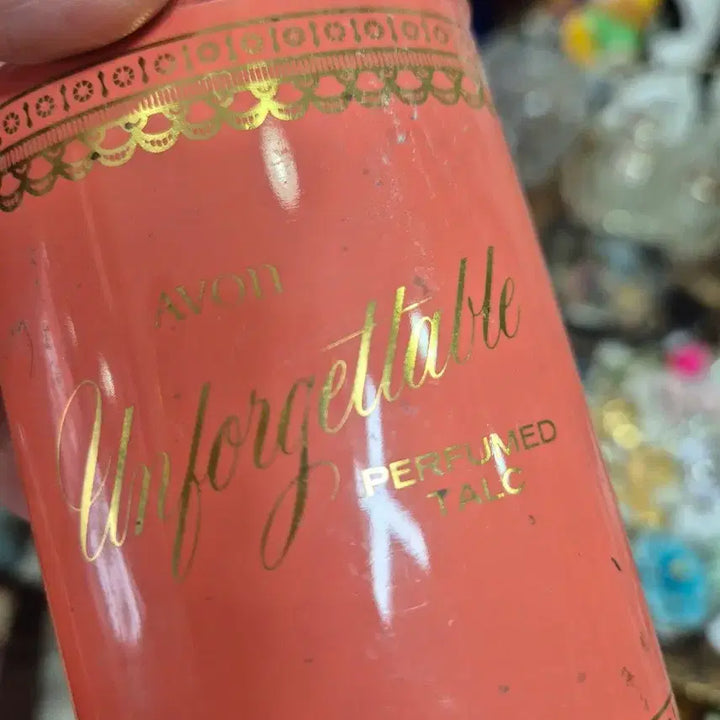 [BUNJANG] Vintage Avon Tin Powder Case (No Lid) / 빈티지 에이본 틴 파우더