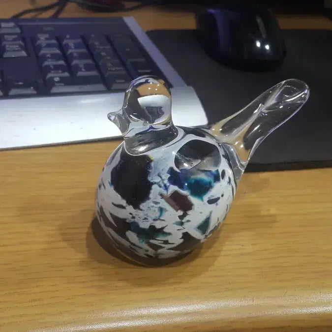 [BUNJANG] Handmade Glass Bird Figurine from Malta / 몰타에서 만든 유리 새