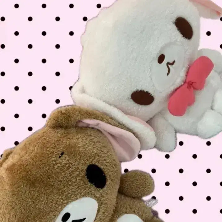 [BUNJANG] Sugarbunnies Shirousa &amp; Kurousa 30cm Plush Doll Set / 슈가바니즈 슈가버니즈 시로우사 쿠로우사 30cm 인형