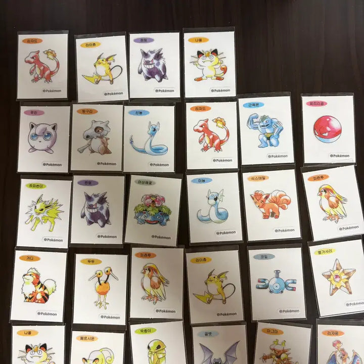 [BUNJANG] Pokemon 30th Anniversary Artwork Sticker Set / 30주년 아트워크 띠부씰 팝니다.