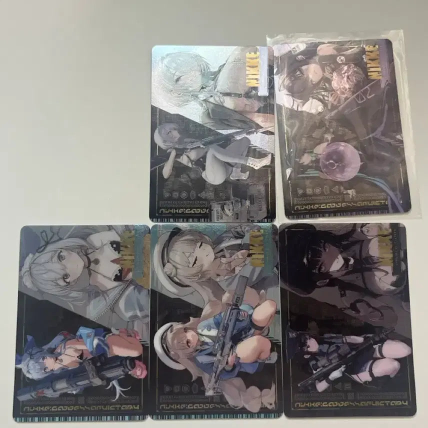 [BUNJANG] Nikke Metal Card Bundle Set: Anchor, Soline, D, Bygord, Siren, Little Mermaid / 니케 메탈카드 앵커,솔린,D,브리드,세이렌/리틀 머메이드 일괄