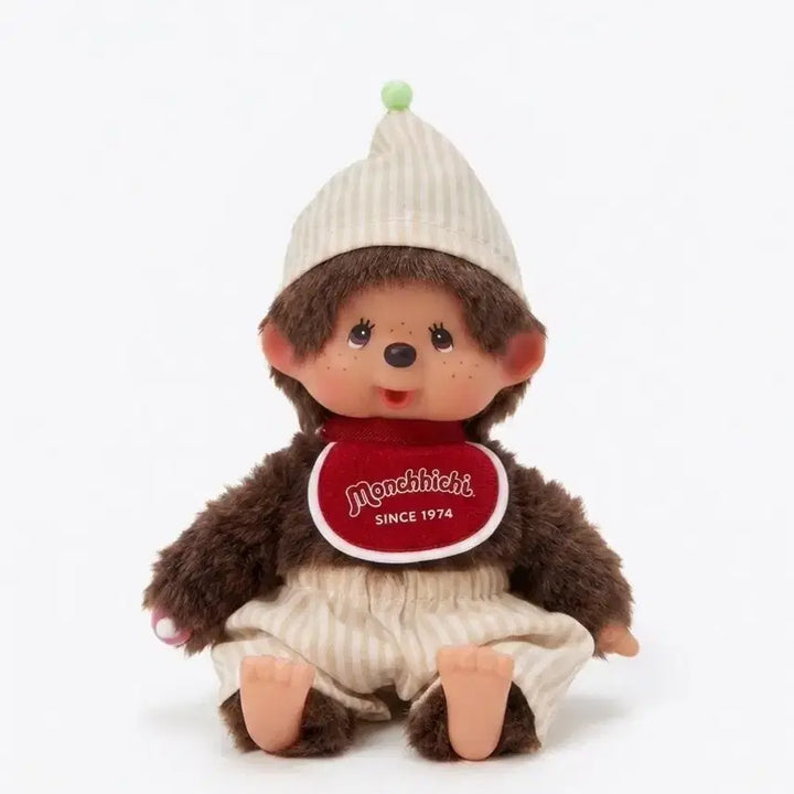 [BUNJANG] Monchhichi/Renabear/Rabuvu Handmade Doll Clothes (Stripe Pattern, Hat Set) / 몬치치ss 레나베어xs 라부부 호환 핸드메이드 인형옷