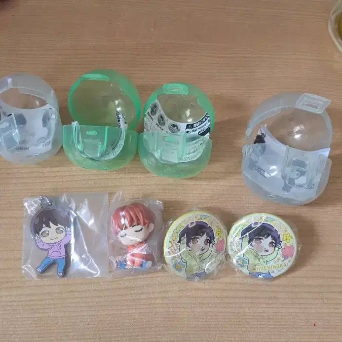 [BUNJANG] TXT Beomgyu Huening Kai Japan Gacha Keyring Figure Pin Set / 투바투 범규 휴닝카이 일본 가챠 키링 피규어 핀
