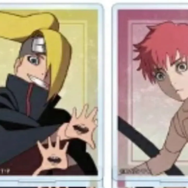 [BUNJANG] Naruto Sasori Deidara Acrylic Stand Bundle Set / 나루토 사소리 데이다라 일괄