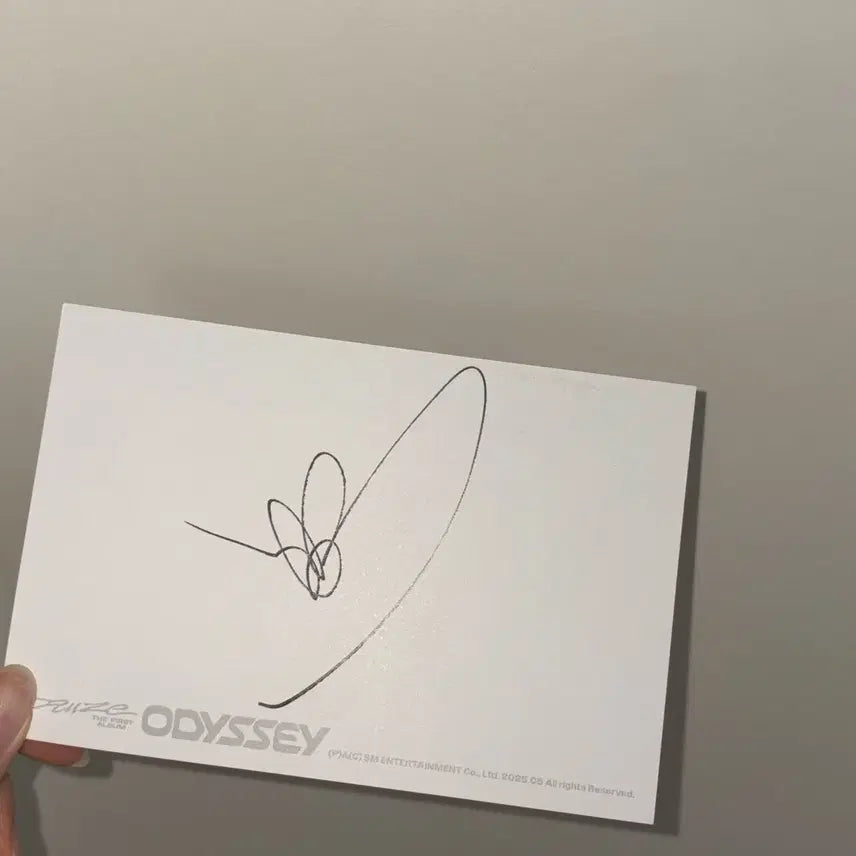 [BUNJANG] RIIZE Odyssey US Edition Sungchan Signed Postcard / 라이즈 오디세이 ODYSSEY 미국반 싸인 엽서 성찬 양도