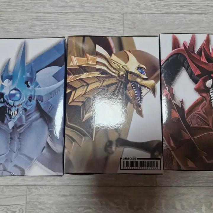 [BUNJANG] Yu-Gi-Oh! Obelisk the Tormentor, Slifer the Sky Dragon, Ra the Egyptian God Figure Set / 유희왕 피규어 삼환신