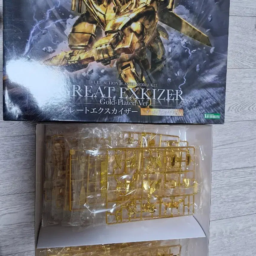 [BUNJANG] Kotobukiya Brave Exkaiser Gold Model Kit / 코토부키야 용자 프라모델 엑스카이저 골드