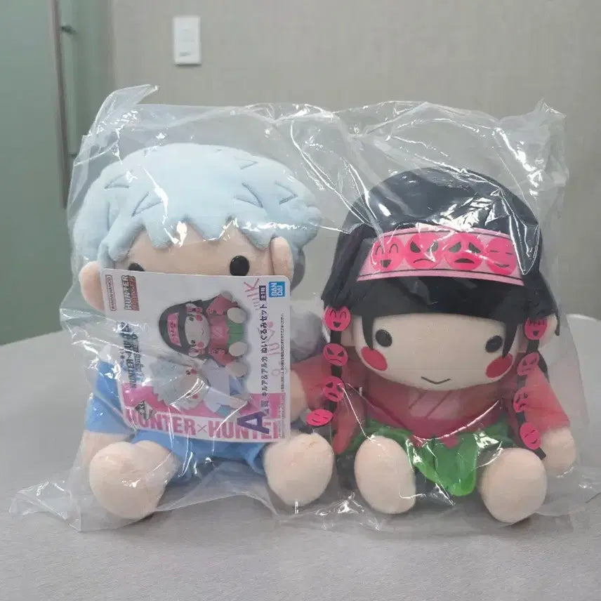 [BUNJANG] Hunter x Hunter Ichiban Kuji Prize A Killua Alluka Plush / 헌터헌터 제일복권 A상 키르아 아르카 인형 판매