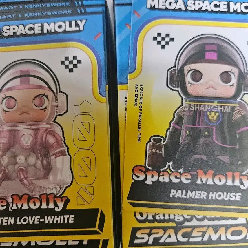[BUNJANG] Pop Mart Mega Space Molly Series 4 Set (2 Types) - Sealed / 팝마트 메가스페이스몰리4 2종세트 미개봉