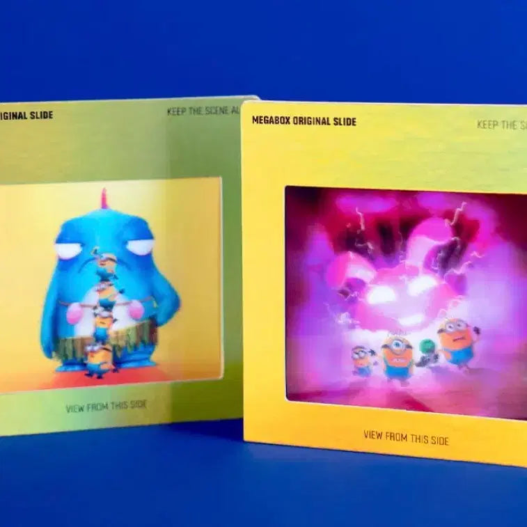 [BUNJANG] Minions &amp; Monsters ScreenX Poster, Extra Collection Ticket, Original Slide / [미니언즈&amp;몬스터즈] 스크린엑스 포스터, 스크린엑스 엑스트라 컬렉션 티켓, 오리지널 슬라이드