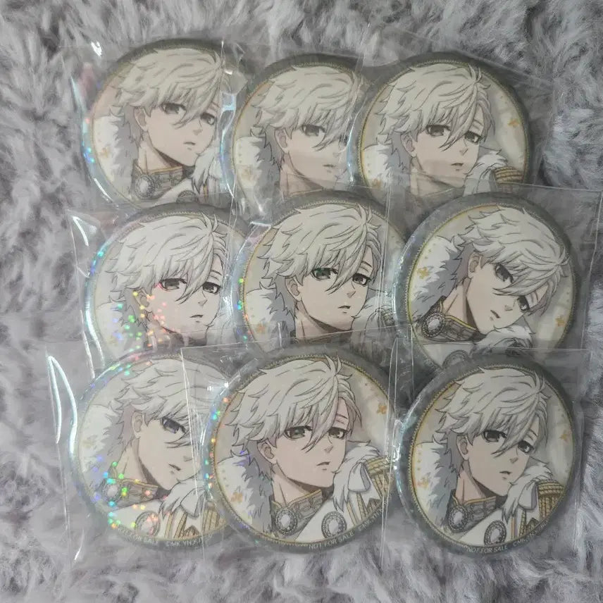 [BUNJANG] Blue Lock Nagi Seishiro Throne Hologram Can Badge Set (9 pcs) / 블루록 나기 왕좌 홀로그램 캔뱃지 9개 일괄