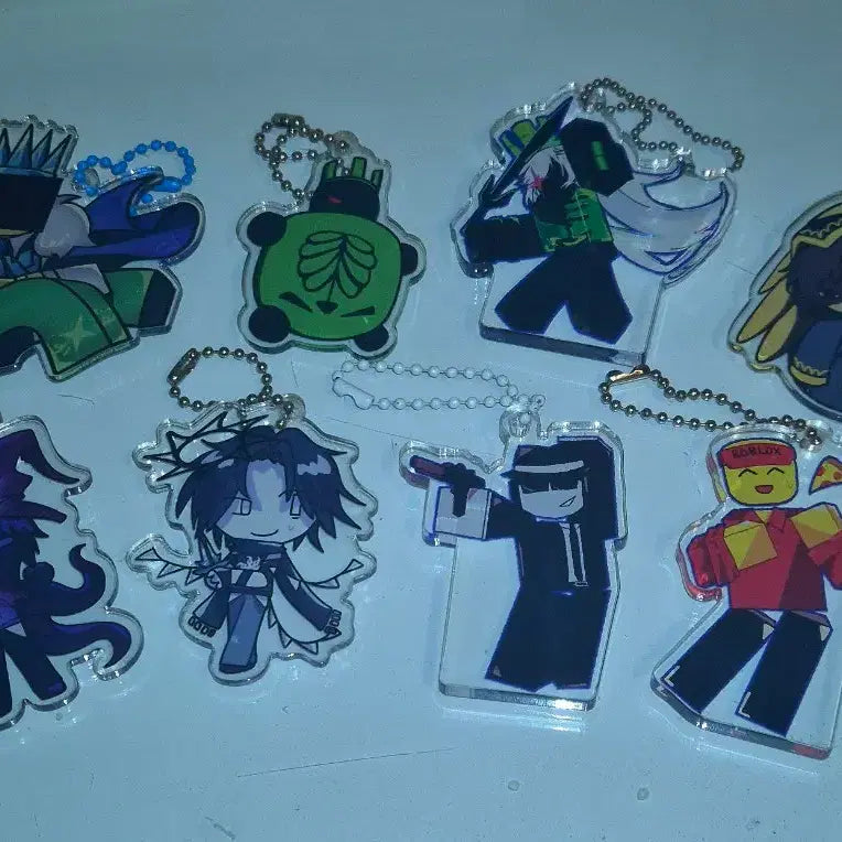 [BUNJANG] Roblox Forsaken Acrylic Keyring Bundle Set / 로블록스 포세이큰 아크릴 키링 일괄 판매 / forsaken