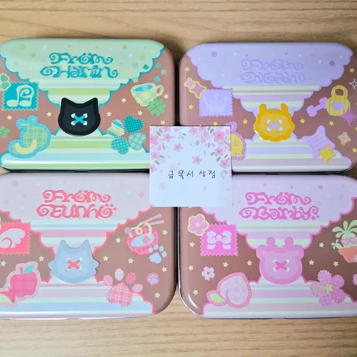 [BUNJANG] PLAVE Birthday Cookie Tin Case Bundle Set / 플레이브 십카페 생일 틴케이스 팝니다