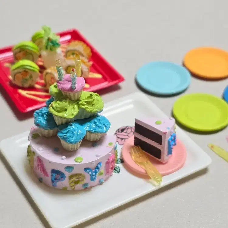 [BUNJANG] Re-Ment Dream of American Life Birthday Party Miniature / 리멘트 꿈의 아메리칸 라이프 9번 생일 파티
