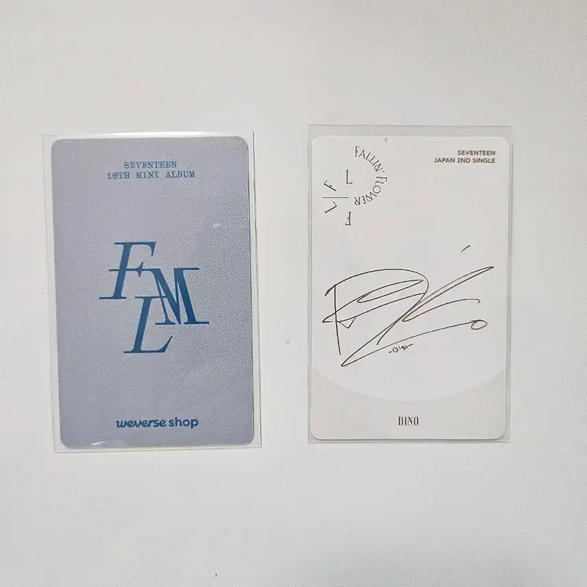 [BUNJANG] Seventeen Dino FML Weverse Shop POB &amp; Falling Flower Photocard Bundle Set / 세븐틴 디노 이 찬 FML 손오공 위버스샵 미공포 &amp;  Falling Flower 폴플 포카 일괄