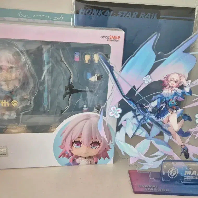 [BUNJANG] Mar.7th Nendoroid &amp; Acrylic Stand Bundle Set / 오늘만할인!)삼칠이 Mar.7th 넨도로이드, 아크릴 스탠드 일괄