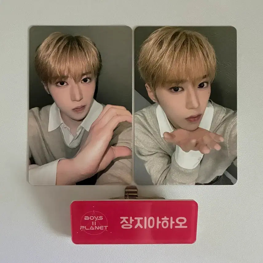 [BUNJANG] Arno Jang Giahao Photocard &amp; Name Tag Bundle Set / 알디원 아르노 장지아하오 포카&amp;명찰 양도
