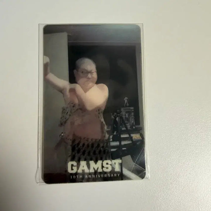 [BUNJANG] Gamst 10th Anniversary Lenticular Sticker Card / 감스트 렌티큘러 스티커 카드