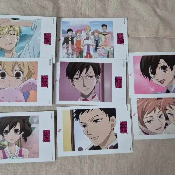 [BUNJANG] Ouran High School Host Club Polaroid Photocard Bundle Set / 오란고교 투니크 방문포카 폴라로이드 일괄 8종