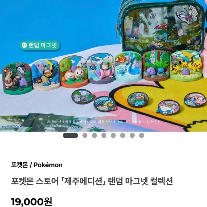 [BUNJANG] Pokemon Jeju Edition Random Magnet / (새상품) 포켓몬 제주에디션 랜덤 마그넷