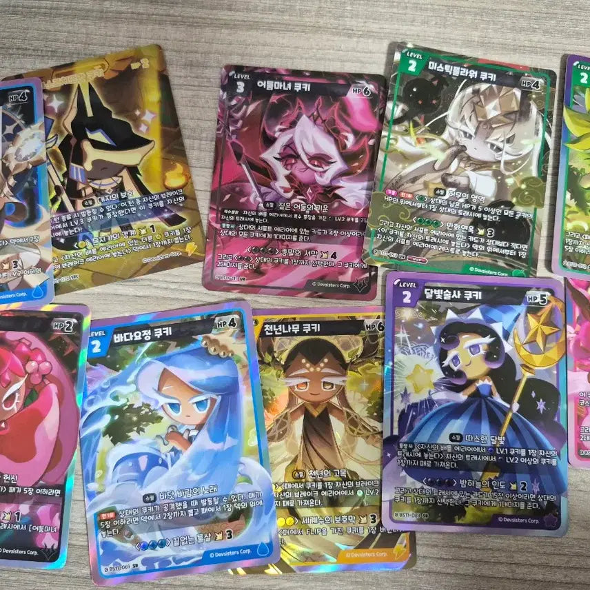 [BUNJANG] Cookie Run Card Set Series 9, 10, 11 (R, SR, UR, SSR, SUR) / 쿠키런 카드 9탄,10탄,11탄 R,SR,UR,SSR,SUR  판매