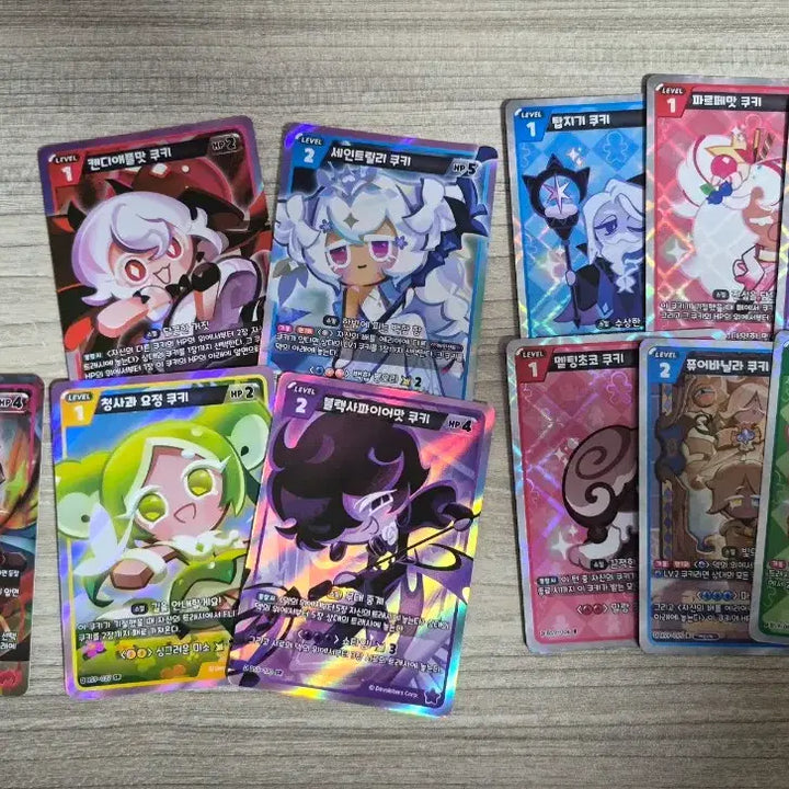 [BUNJANG] Cookie Run Card Set Series 9, 10, 11 (R, SR, UR, SSR, SUR) / 쿠키런 카드 9탄,10탄,11탄 R,SR,UR,SSR,SUR  판매