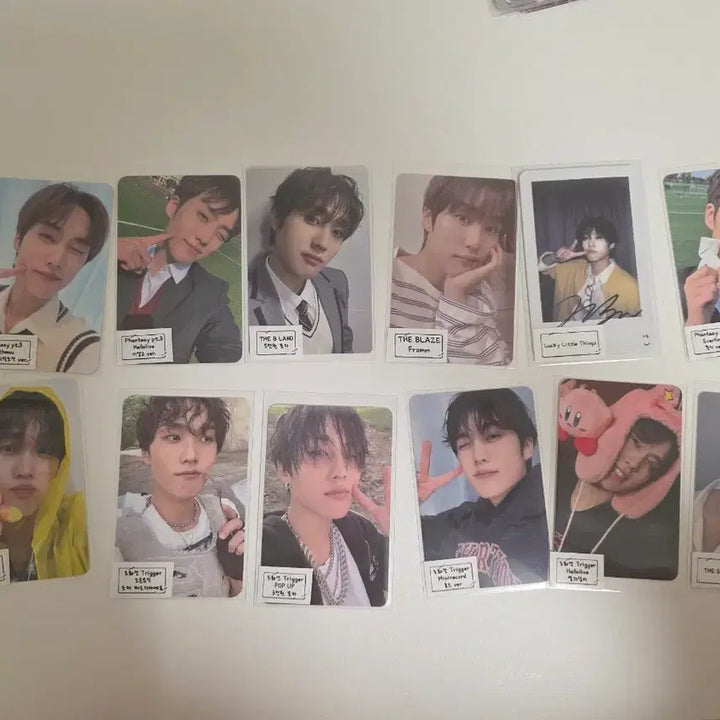[BUNJANG] The Boyz Jacob POB Photocard Bundle Set (12 pcs) / 더보이즈 제이콥 미공포 포카 29장 일괄 양도