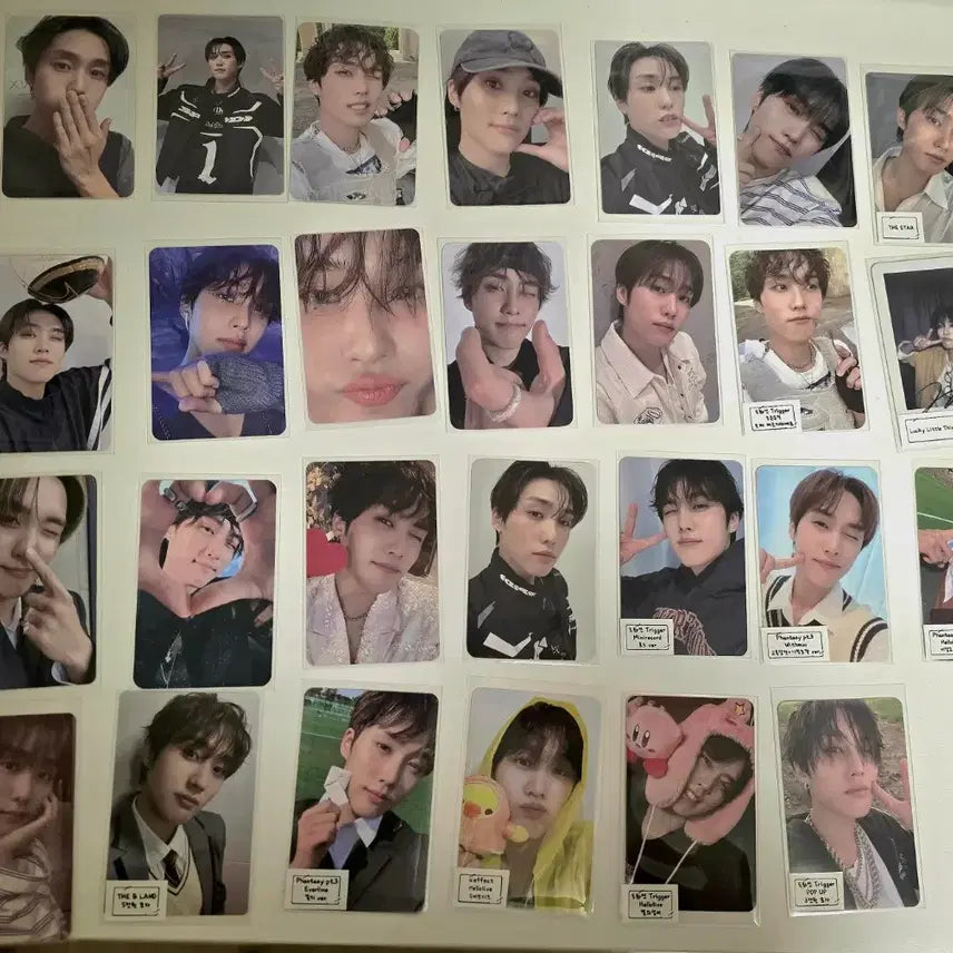 [BUNJANG] The Boyz Jacob POB Photocard Bundle Set (12 pcs) / 더보이즈 제이콥 미공포 포카 29장 일괄 양도